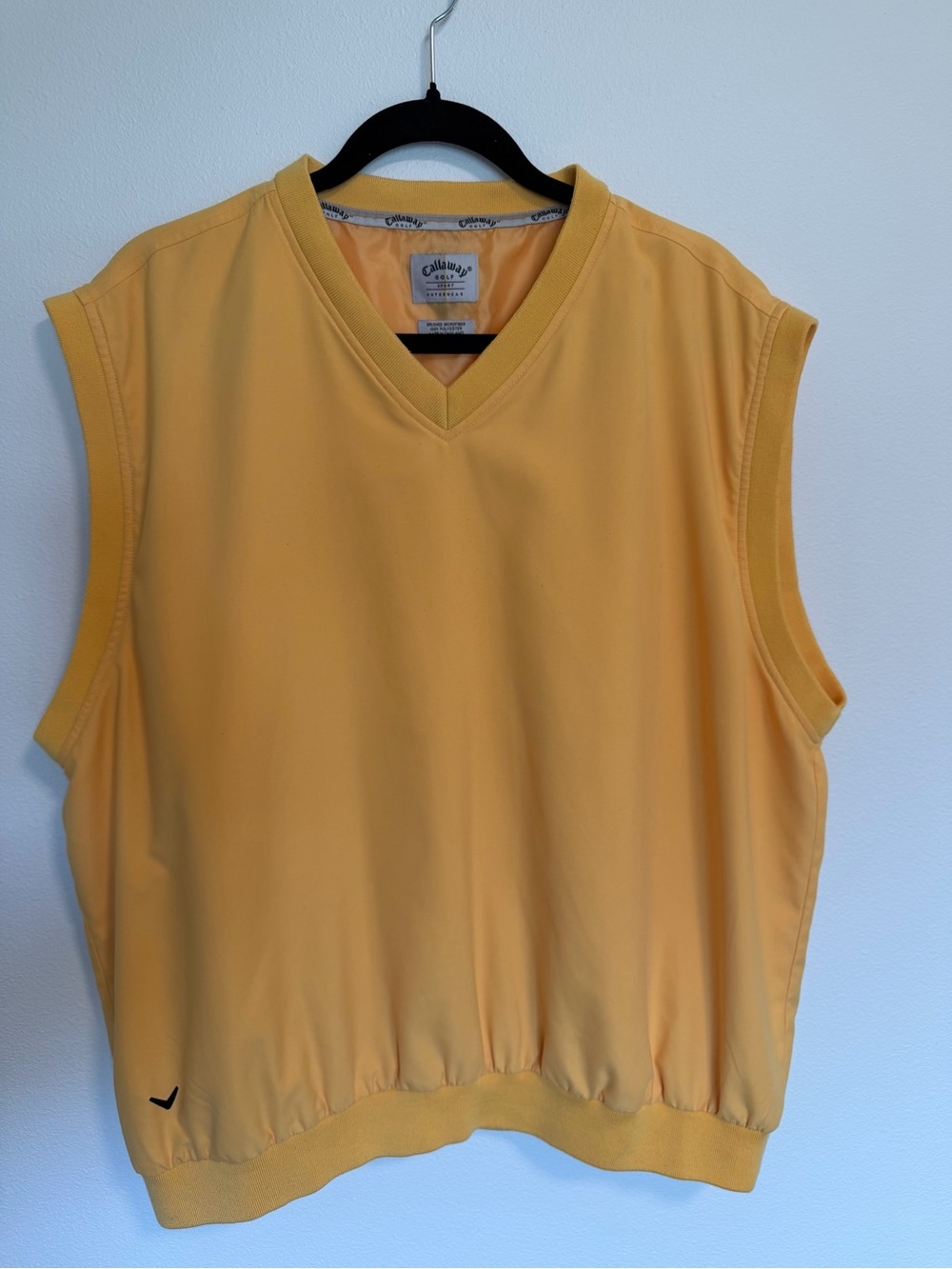 Callaway Yellow Golf Vest